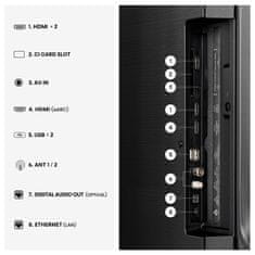 Hisense Hi-QLED pametni televizor, 109,22 cm (43), 60 Hz, Dolby Vision i Dolby Atmos, crni (43E79S)