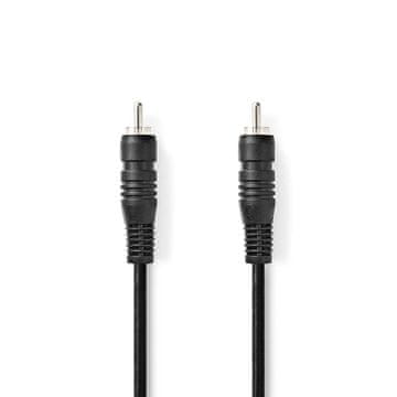Nedis Digitalni audio kabel RCA na RCA, 2 m, crni