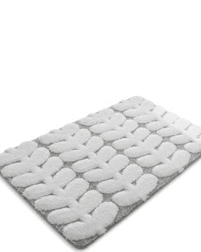 Nikcorp Kupaonska prostirka protuklizajuća 61x92 cm, mekana upijajuća kupaonska staza s TPR podlogom, periva prostirka za kadu i tuš, siva boja, gusta vlakna za visoku udobnost i sigurnost u kupaonici