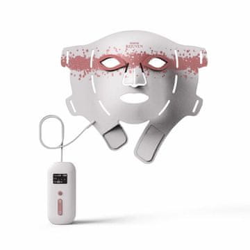 RENPHO LED maska za lice Artemis Blush PEU-E100B-1 s 3 valne duljine fototerapije, ružičasta/bijela