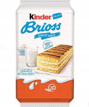KINDER Brioss rolice s mliječnom kremom 270g talijanske
