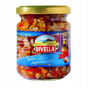 DIVELLA Pesto aglio oglio e peperoncino češnjak maslinovo ulje papar 190g