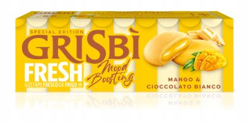 Mango bijela čokolada Grisbi keksi od prhkog tijesta 112 g talijanski