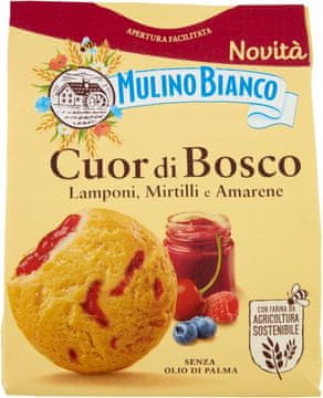 Mulino Bianco Prhki kolačići s voćnim nadjevom Cuor di Bosco 320g