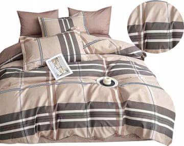 Topla FLANEL posteljina 200x220 + jastučnice POLJSKA 3 komada linije, cvijeće