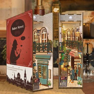 Minijaturna kuća Book Nook - Sherlock Holmes iz Baker Streeta