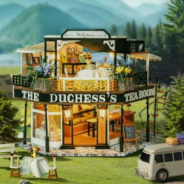 HABARRI DIY minijaturna kuća - čajna soba princeze Diane*