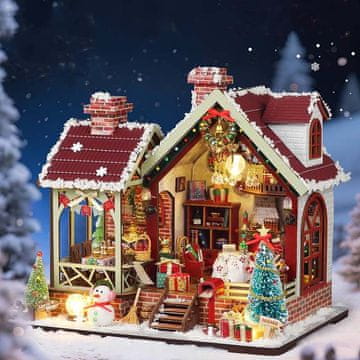 Minijaturna DIY kućica - Djeda Mrazova koliba*