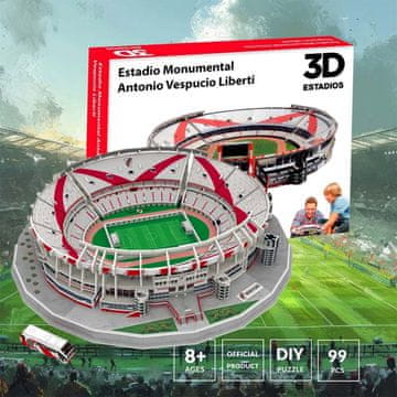 Nogometni stadion River Plate FC - El Monumental A.Vespucio Liberti - 3D slagalica od 99 dijelova - model kluba