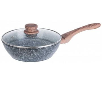 KINGHoff Granite Wok 24cm Granite Wood Kh-1583 Lumarko!