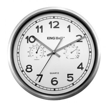 KINGHoff Zidni sat 30cm KH-5027 Termometar Lumarko!