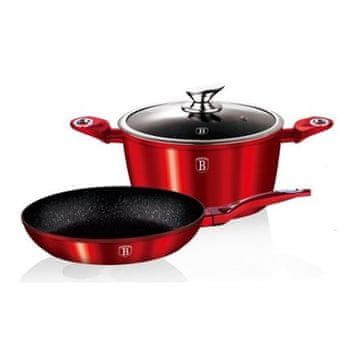 Berlingerhaus Set posuđa BH 1291 3 ks Metallic Line red
