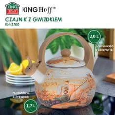 KINGHoff KH-3700 Emajlirani kuhalo za vodu 2l sa zviždaljkom