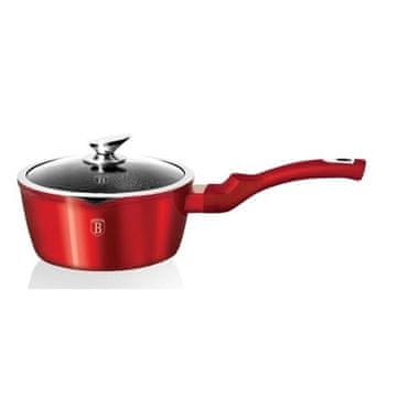 Berlingerhaus Lonac s poklopcem i mramornom površinom BH 1525 16 cm bordo metalik linija