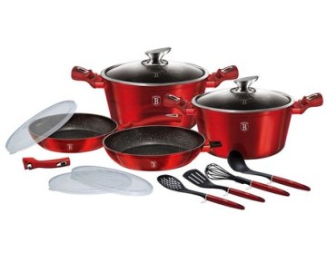 Berlingerhaus Set posuđa BH-7057 13 ks Burgundy Metallic Line I