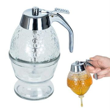 Orion Stakleni dozator za medni sirup