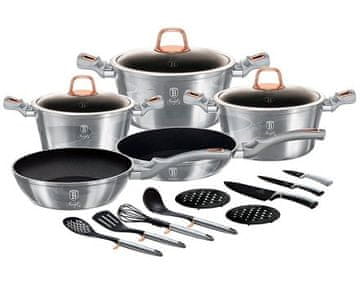 Berlingerhaus Set posuđa BH-7044 17 ks Moonlight Edition