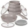 Berlingerhaus Set posuđa BH-8251 12 ks Taupe Collection