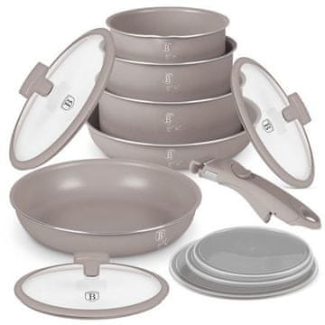 Berlingerhaus Set posuđa BH-8251 12 ks Taupe Collection