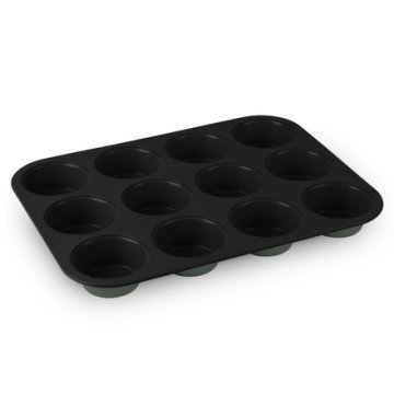 Berlingerhaus Kalup za muffine s neprianjajućim premazom BH-7946 12 pcs Mtte Green Collection