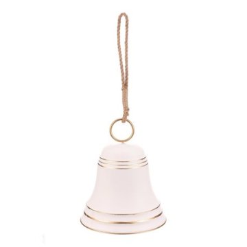 Autronic Viseći ukras Bell - hanging decoration, metal, white (KOC511 WT)