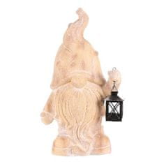 Autronic Vrtni patuljak Dwarf - with candle lantern, magnesium, wood imitation (SM514)