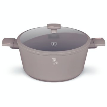 Berlingerhaus Lonac s titanskim premazom i poklopcem BH-8101 24 cm Taupe Collection