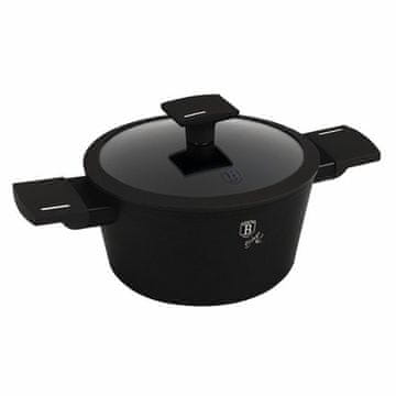 Berlingerhaus Lonac s titanskim premazom i poklopcem BH-8187 20 cm mat crna kolekcija