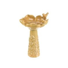 Autronic Hranilica/pojilica Bird Feeder - ceramic, flower with birds, standing, light green (KEX6004 GRN2-L)