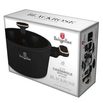 Berlingerhaus Lonac s titanskim premazom i poklopcem BH-8358 24 cm Black Rose Collection