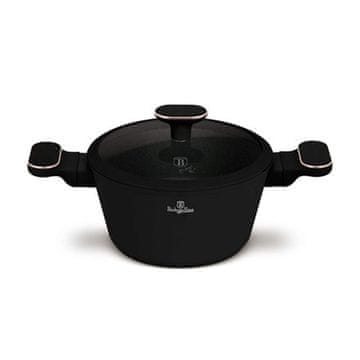 Berlingerhaus Lonac s titanskim premazom i poklopcem LP-BH-251 20 cm kolekcija crnih ruža