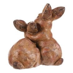 Autronic Vrtni ukrasi Rabbit par - magnezij, smeđa boja (MT775)