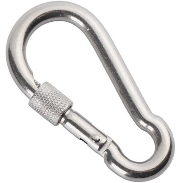 METALNI KARABINER S OSIGURANJEM, POCINKANI ZA UŽETA 8 x 80 mm 230 kg