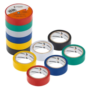 PVC IZOLACIJSKA TRAKA U BOJI, SET OD 6 KOMADA ZA IZOLACIJU ŽICA