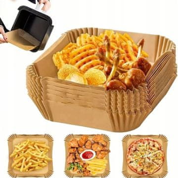 100x PAPIRNATI UMETAK ZA FRITEZU NA ZRAK PAPIRNATI UMETAK ZA FRITEZU NA ZRAK
