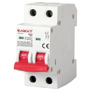 NEX p042018 Osigurač prekidača PRO 2P C 20A 6kA 230/400V AC