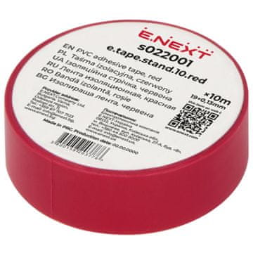 NEX s022001 PVC izolacijska traka 19 mm x 10 m crvena