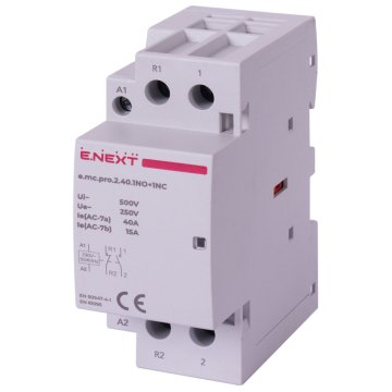 NEX p005226 Modularni kontaktor PRO 2P 40A 1NO+1NC 230V AC
