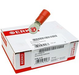 Haberkorn Izolirani prstenasti priključak KOE 10mm M6 100kom