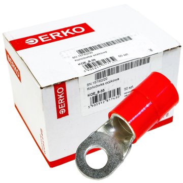 Haberkorn Okasti priključak izoliran KOE 35mm M8 50kom