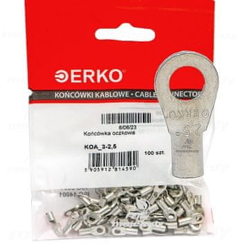 Haberkorn KOA CU prstenasta stezaljka 2.5mm M3 100kom