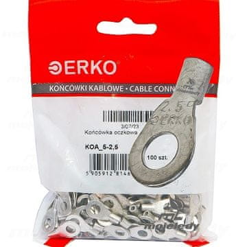 Haberkorn KOA CU prstenasta stezaljka 2.5mm M5 100kom