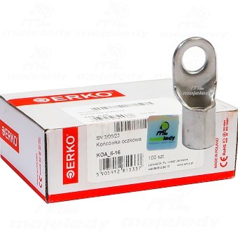 Haberkorn KOA CU ušice 16mm M6 100kom
