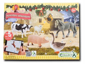 COLLECTA Adventski kalendar Na farmi Konj Krava Koza Guska 84178