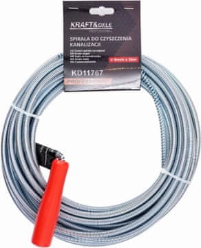 Kraft&Dele SPIRALA ZA ČIŠĆENJE KANALIZACIJE KD11767