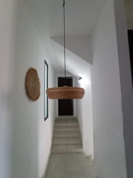 BAMBUSOVA LAMPA WAFA S 30 CM