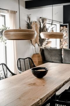 BAMBUSOVA LAMPA WAFA D 50 CM