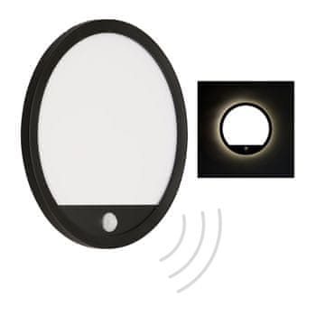 Telefunken 15W LED zidna svjetiljka sa senzorom pokreta | 4000K neutralna | fasada