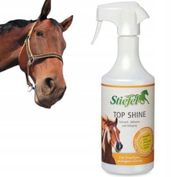 Stiefel Top Shine sprej za konjsku dlaku, grivu, rep, češljanje, SJAJ