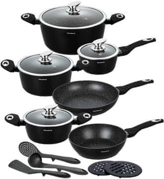 KLAUSBERG Set od 15 granitnih posuda Kb-7322 Lumarko!